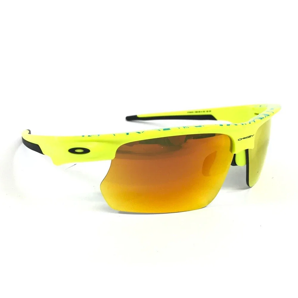Oakley Sunglasses Bisphaera OO9400-1368 Matte Tennis Ball Yellow w/ Prizm Ruby